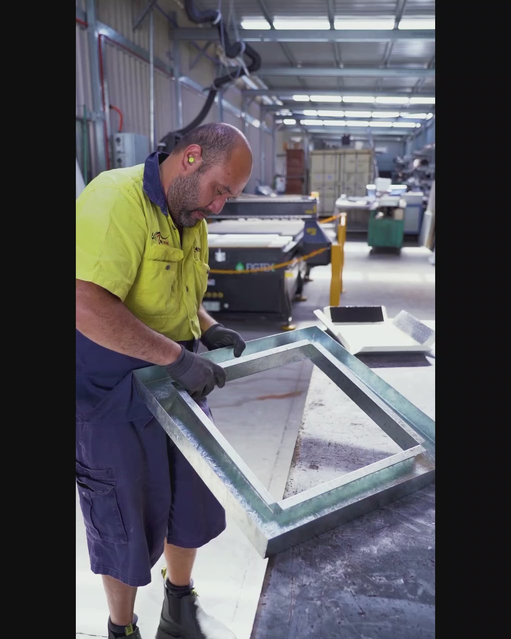 Load video: Production of Ducting